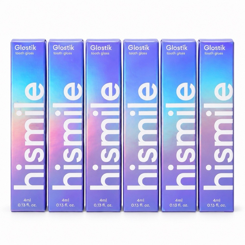 Hismile Glostik Tooth Gloss 4ml Lot of 6 NEW Sealed Discontinued